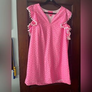 Lilly Pulitzer Astra Eyelet Dress - Prosecco Pink